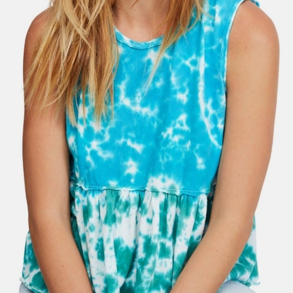 NWT Free People Tie Dye Tank Top - Picture 2 of 5